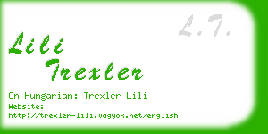 lili trexler business card